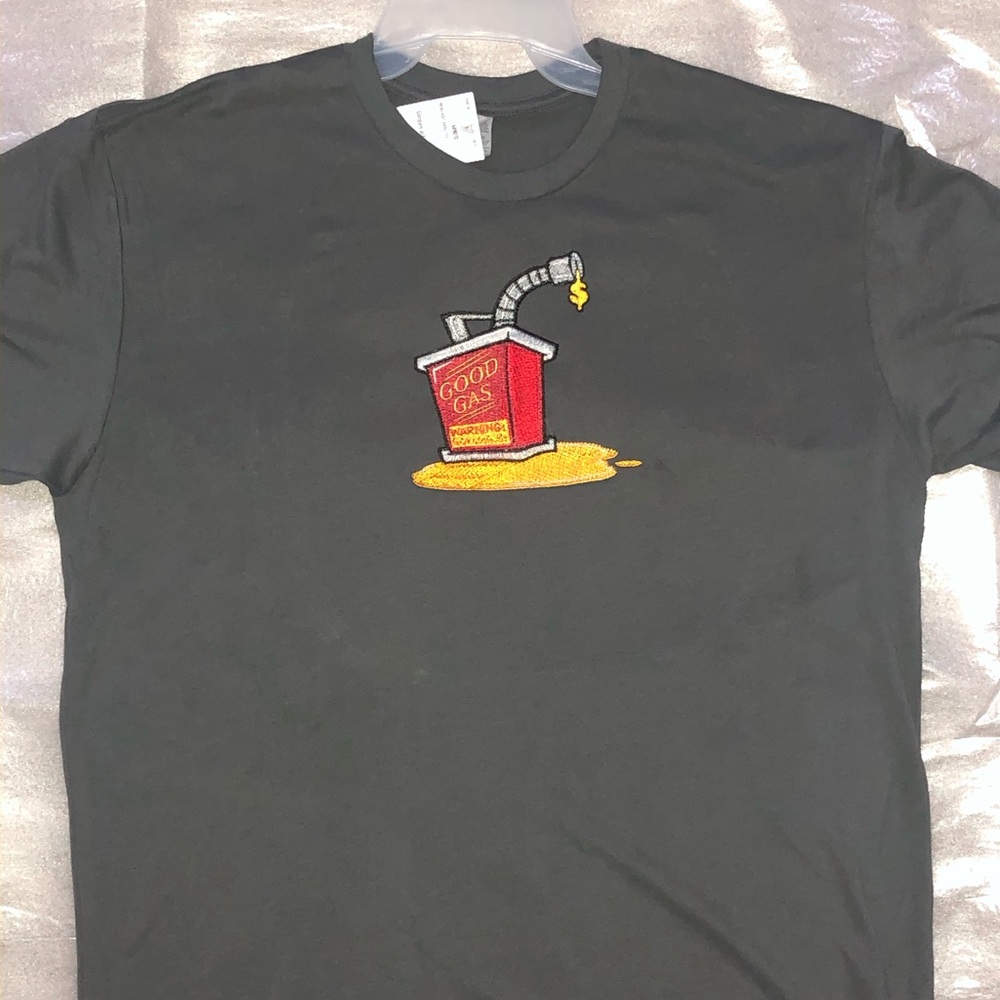 Good Gas embroidered shirt